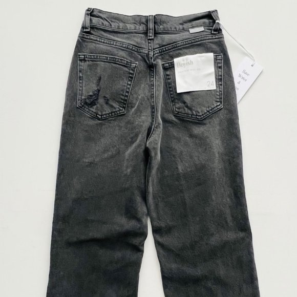 BOYISH Mikey High Waist Button Fly Jeans Moonfleet - Picture 7 of 9